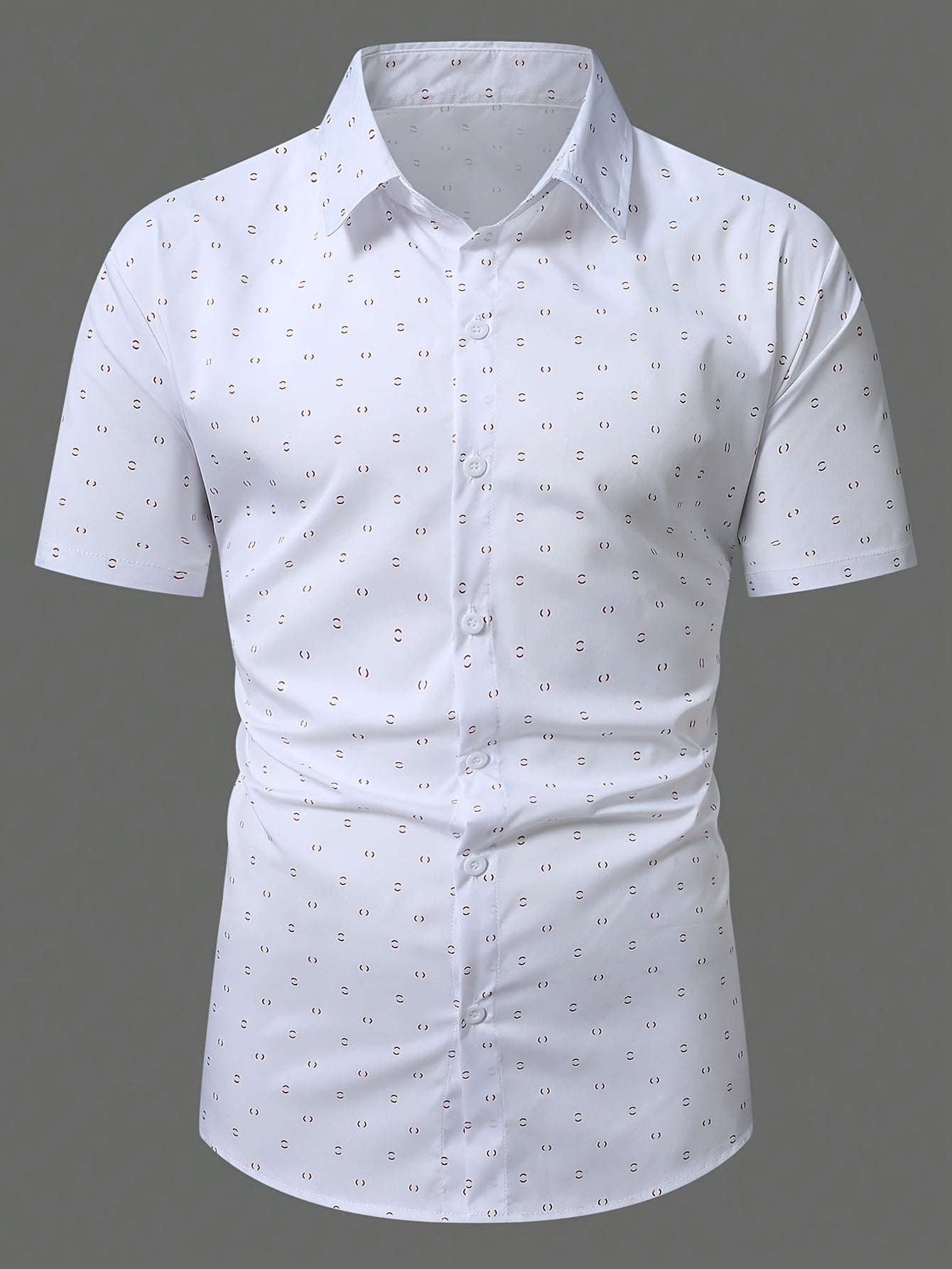GIULIO | CAMISA VERANIEGA CON DISEÑO ESTAMPADO