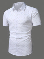 GIULIO | CAMISA VERANIEGA CON DISEÑO ESTAMPADO