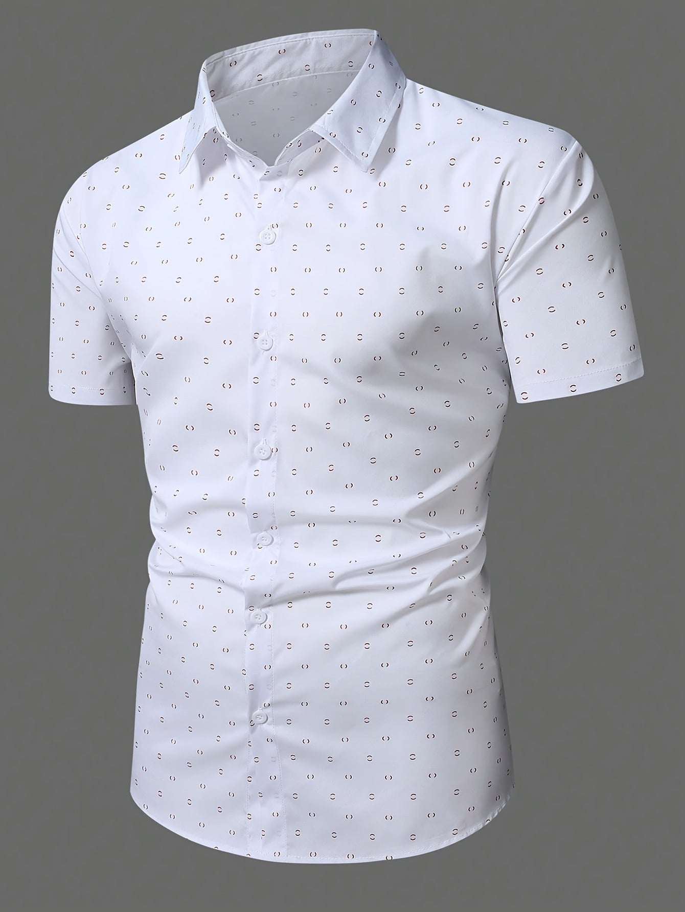 GIULIO | CAMISA VERANIEGA CON DISEÑO ESTAMPADO