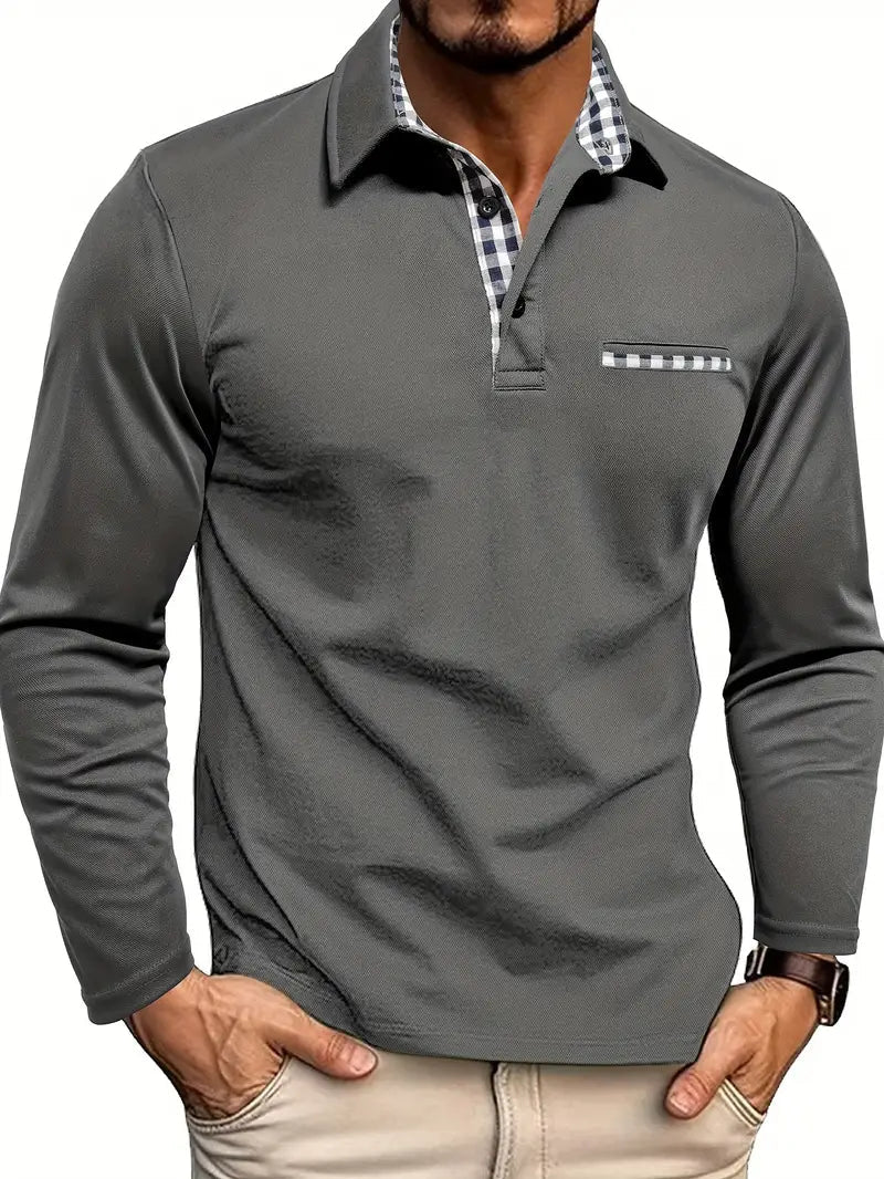Piter - Camisa Polo de Manga Larga
