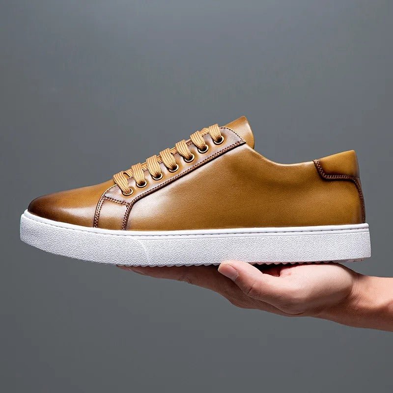 Enzo | Zapatillas de cuero para caballero