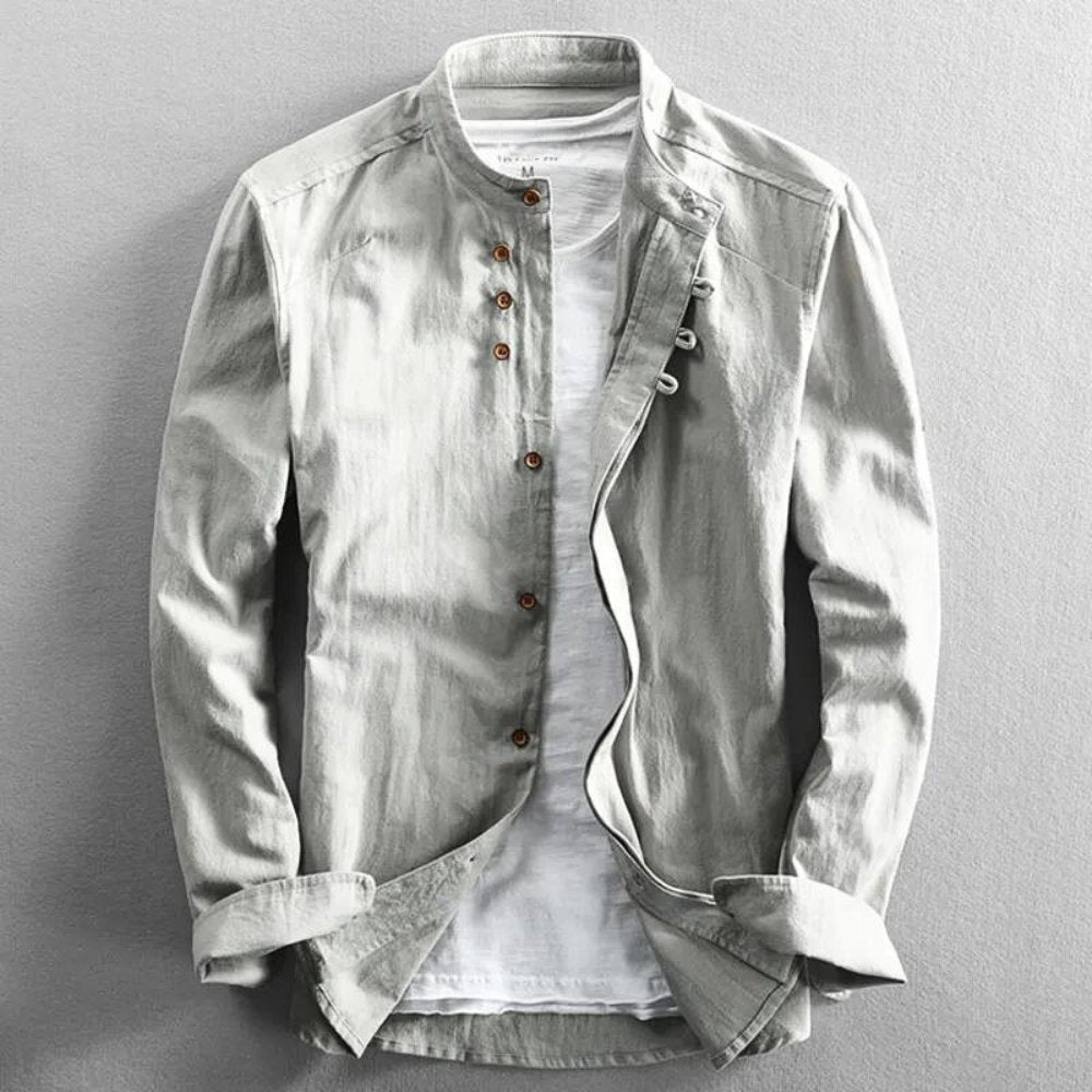 Camisa 'Katana' de Estilo Japonés para Hombres