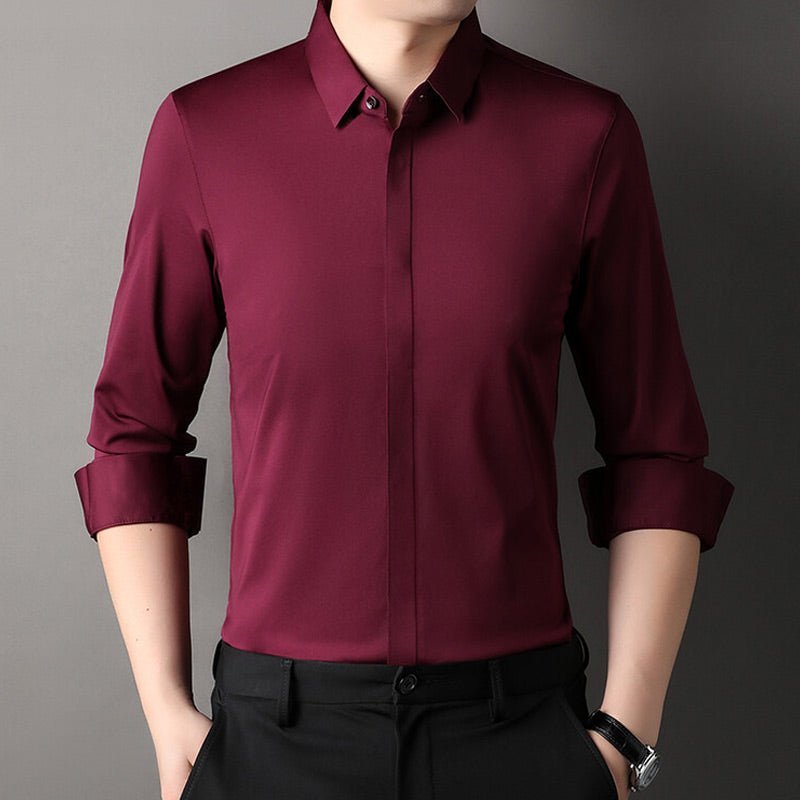 Lukas | Camisa Antarrugas de Stretch para Hombre