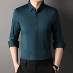 Lukas | Camisa Antarrugas de Stretch para Hombre