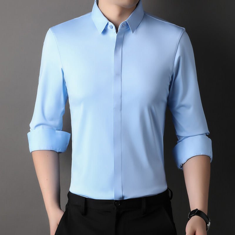 Lukas | Camisa Antarrugas de Stretch para Hombre