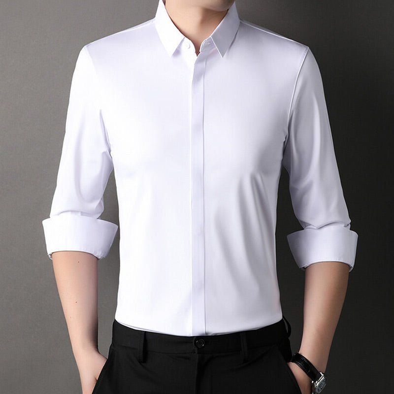 Lukas | Camisa Antarrugas de Stretch para Hombre